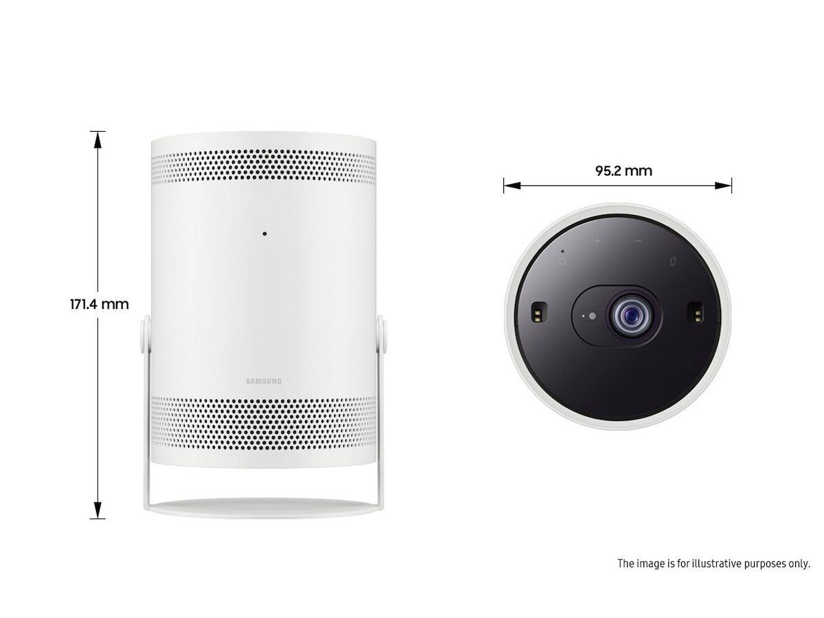  3. Trình chiếu ấn tượng ở mọi góc độ. Thiết bị hỗ trợ khả năng xoay 180 độ, cho phép chiếu hình ảnh lên trần, tường hoặc bất kỳ bề mặt nào. Ảnh: Pinterest.