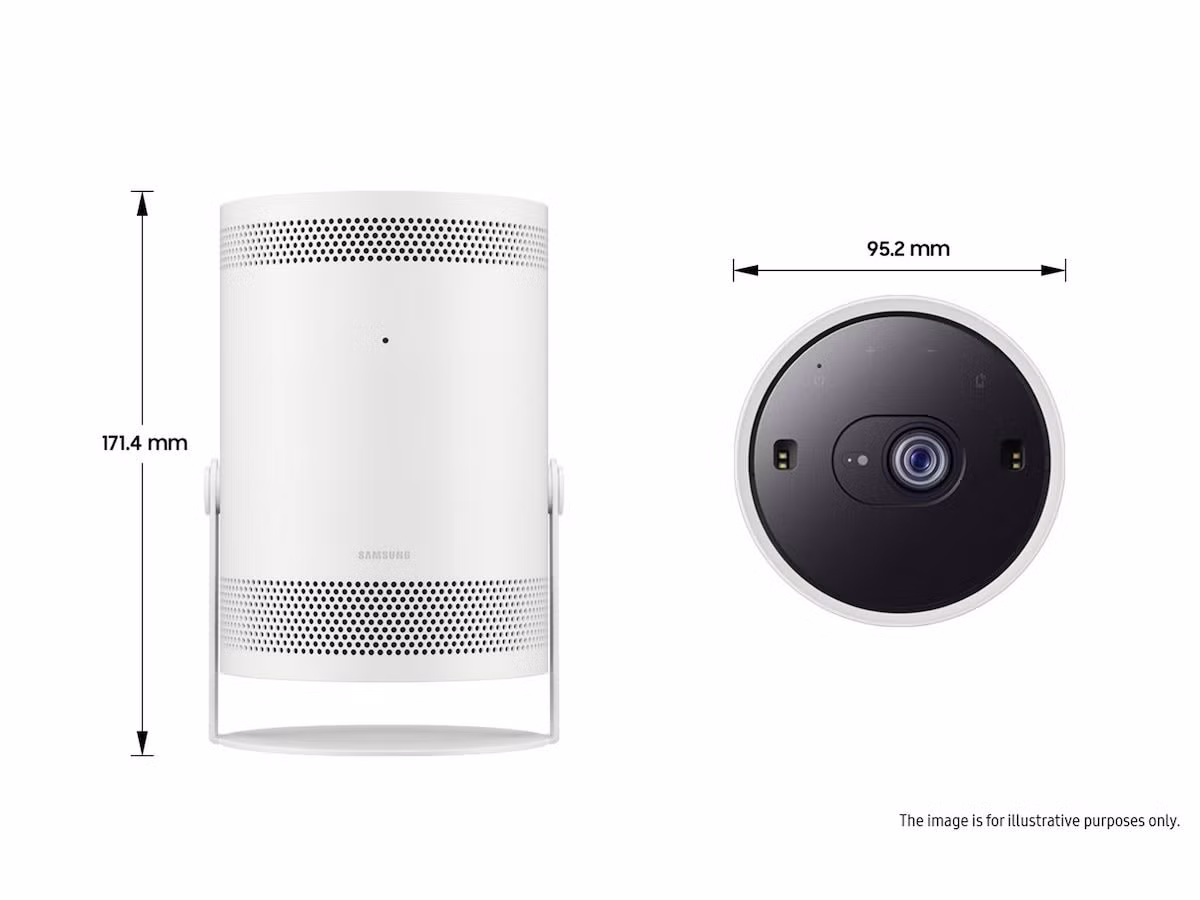  3. Trình chiếu ấn tượng ở mọi góc độ. Thiết bị hỗ trợ khả năng xoay 180 độ, cho phép chiếu hình ảnh lên trần, tường hoặc bất kỳ bề mặt nào. Ảnh: Pinterest.