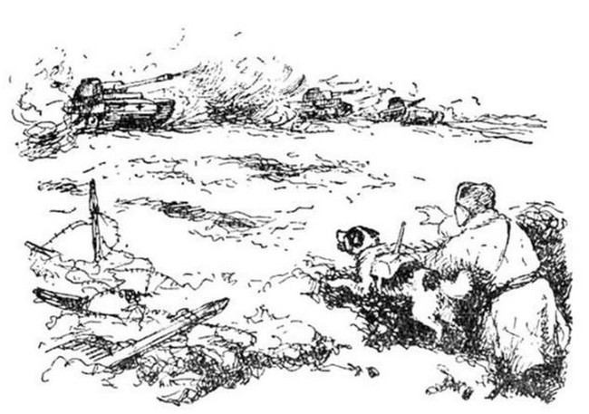 Trong cuộc chiến tranh Iraq và chiến tranh ở Afghanistan, quân đội Mỹ và một số lực lượng khác huấn luyện chó để đảm nhiệm công việc phát hiện bom mìn.