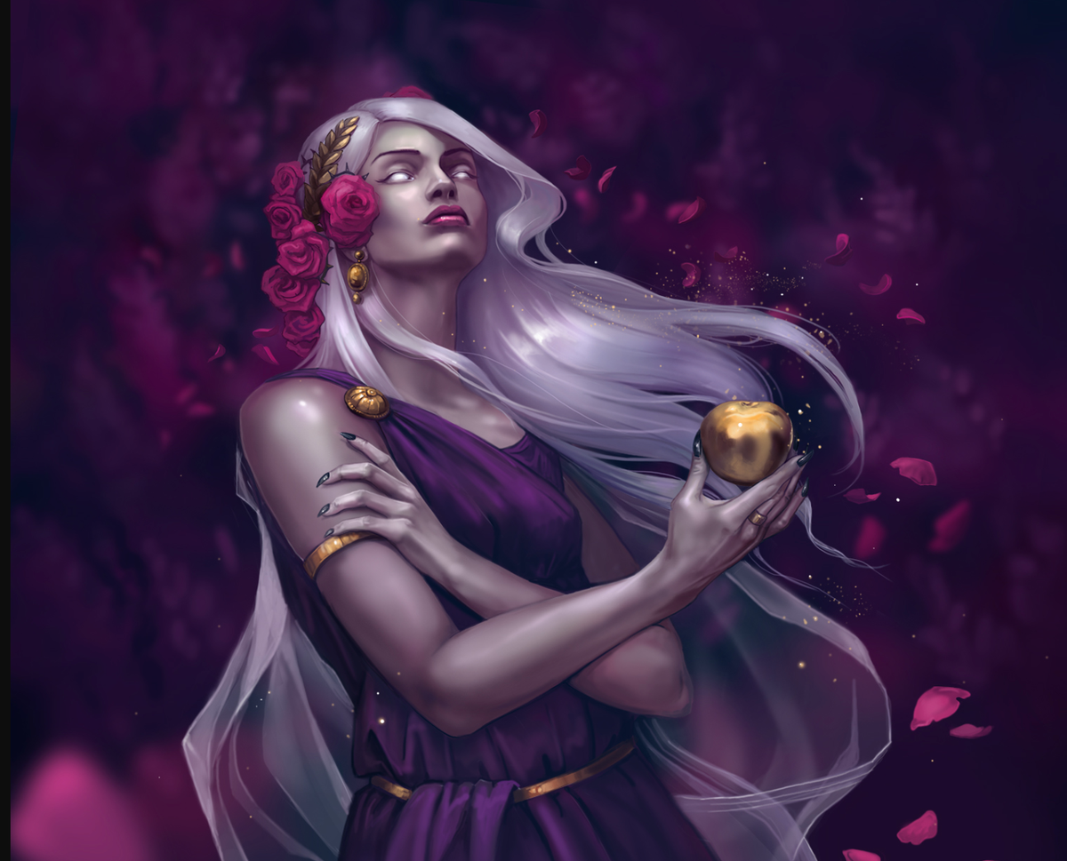  2. Tên gọi từ thần thoại Hy Lạp. Eris được đặt theo tên nữ thần xung đột và bất hòa trong thần thoại Hy Lạp, thể hiện sự tranh cãi lớn mà hành tinh lùn này gây ra trong cộng đồng thiên văn học. Ảnh: Pinterest.