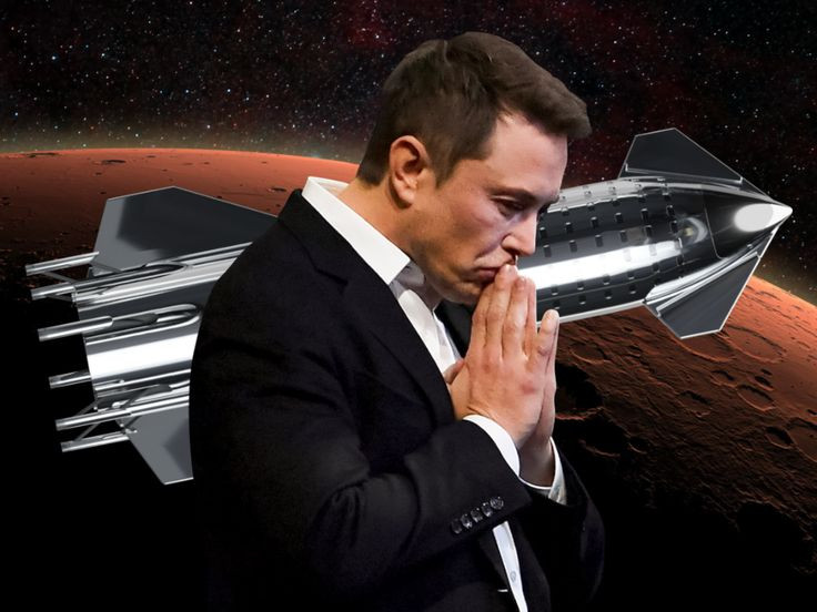  2. Phương tiện Starship. SpaceX phát triển tàu vũ trụ Starship, một phương tiện tái sử dụng hoàn toàn để đưa con người và hàng hóa đến Sao Hỏa. Ảnh: Pinterest.