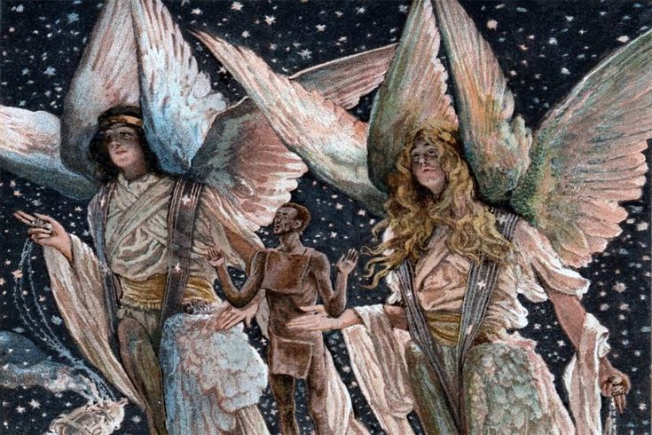  2. Ý nghĩa tên gọi. Thiên thần sa ngã hay "Watchers" (Người canh giữ) được gọi là Grigori trong tiếng Hy Lạp, nghĩa là "người thức tỉnh" hoặc "người canh giữ", mô tả nhiệm vụ giám sát nhân loại. Ảnh: Pinterest.