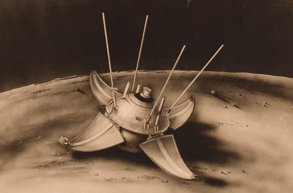  8. Luna 9 - Hạ cánh mềm thành công đầu tiên trên Mặt Trăng (1966). Tàu Luna 9 trở thành tàu vũ trụ đầu tiên thực hiện hạ cánh mềm thành công trên Mặt Trăng và truyền hình ảnh về Trái Đất. Ảnh: Flickr.