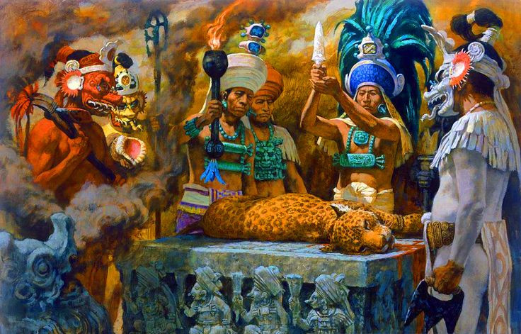  14. Hệ thống đo thời gian phi tuyến tính. Người Maya xem thời gian là chu kỳ tuần hoàn thay vì tuyến tính, giúp họ mô hình hóa các hiện tượng tự nhiên theo các chu kỳ lặp lại. Ảnh: Pinterest.