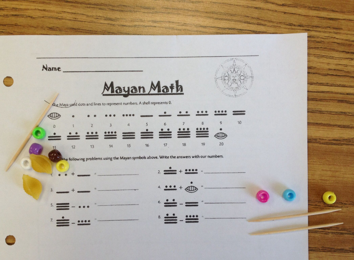 5. Số học dễ hiểu và hiệu quả. Hệ thống số học Maya dựa trên các biểu tượng đơn giản, giúp thực hiện phép cộng và trừ dễ dàng, ngay cả với các số lớn. Ảnh: Pinterest.