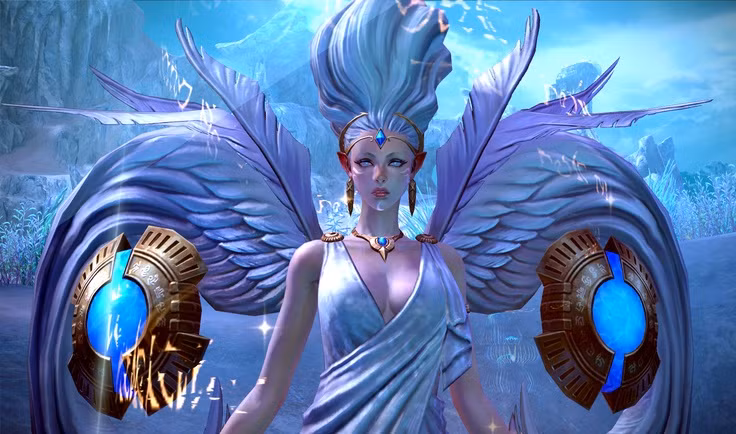  7. Quan hệ của Tiamat với các vị thần khác. Tiamat là vợ của Apsu, thần nước ngọt, và họ cùng nhau sinh ra các vị thần cổ đại khác trong thần thoại Babylon. Tuy nhiên, sau khi Apsu bị giết, Tiamat trở nên kẻ thù của các vị thần trẻ, bao gồm Marduk. Ảnh: Pinterest.