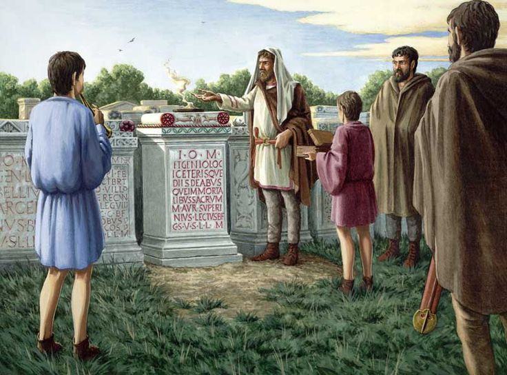  9. Mộ tổ tiên nằm gần nhà. Người La Mã thường xây mộ của người thân đã khuất gần nơi ở hoặc trên đất gia đình, để dễ dàng duy trì việc thờ cúng. Ảnh: Pinterest.