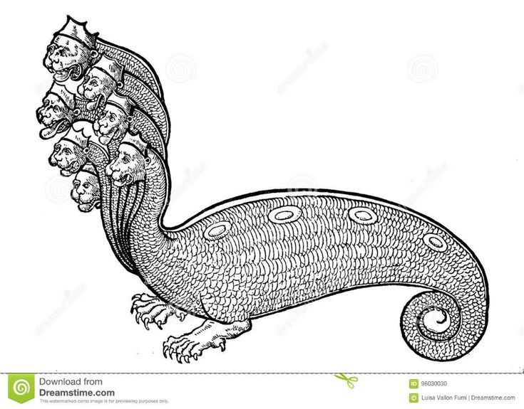  1. Một sinh vật đáng sợ trong văn hóa phương Tây. Amphisbæna đã được miêu tả là một quái vật rất đáng sợ trong các câu chuyện và truyền thuyết của văn hóa phương Tây, thường xuất hiện trong những câu chuyện kỳ bí và như một mối đe dọa đối với các anh hùng hoặc những kẻ thám hiểm. Ảnh: Pinterest.