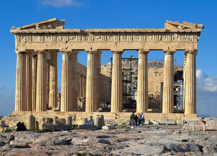  5. Kỹ thuật xây dựng không dùng vữa. Các khối đá của Parthenon được ghép với độ chính xác cao mà không cần sử dụng vữa, nhờ kỹ thuật chế tác tinh xảo. Ảnh: Pinterest.