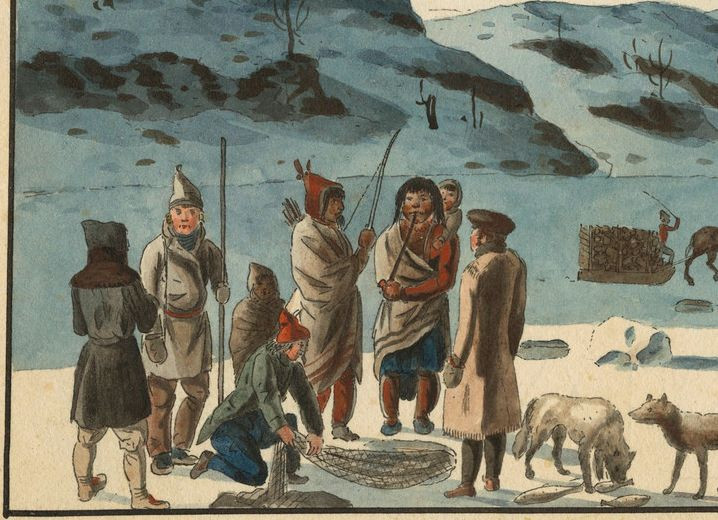  Thương mại lông thú định hình lãnh thổ: Sự mở rộng lãnh thổ của người châu Âu ở Canada phụ thuộc rất lớn vào thương mại lông thú – hoạt động có mối liên hệ mật thiết đến người bản địa. Ảnh: Pinterest.