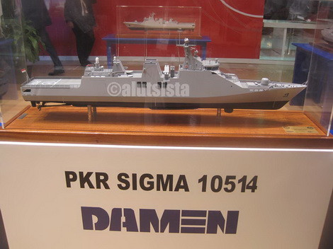 Mô hình SIGMA 10514 của Hải quân Indonesia.