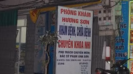 Phòng khám tư của bác sĩ Phạm Anh Sơn làm 2 trẻ tử vong trong năm 2013