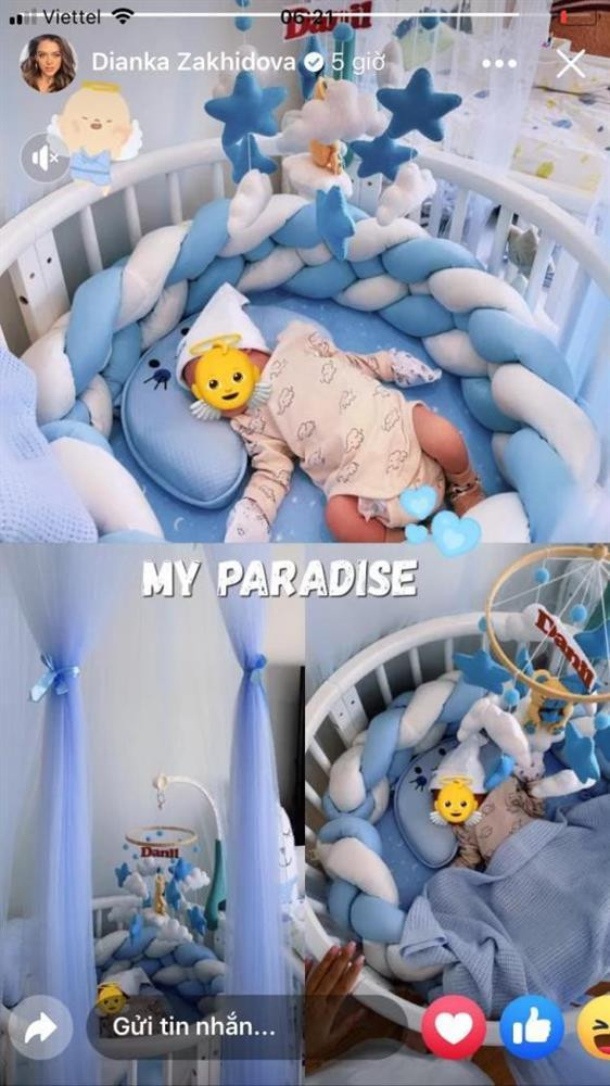 Vo Bui Tien Dung khoe con, lo chi tiet em be chuan rich kid-Hinh-2