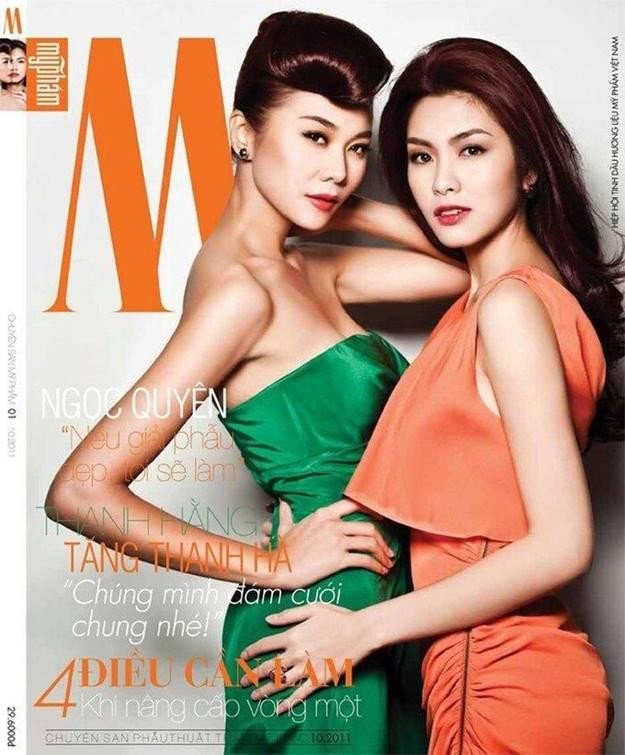 Ha Ho, Ngo Thanh Van visual dinh cao tren bia tap chi xua-Hinh-12