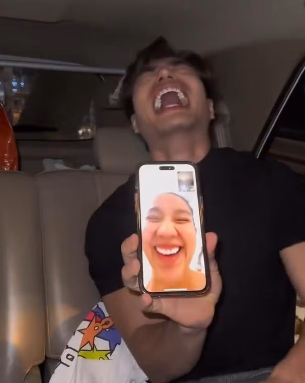 Le Duong Bao Lam facetime doi dap ba xa chuyen 