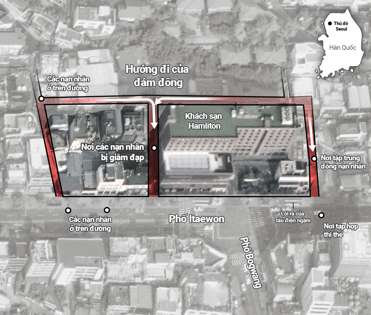 Vi sao tham kich Itaewon khong phai mot vu giam dap