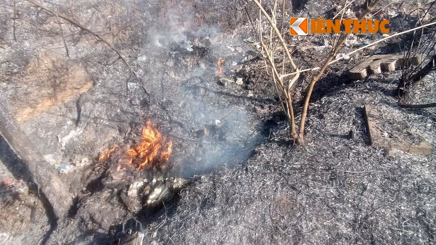 Hiện trường vụ cháy.