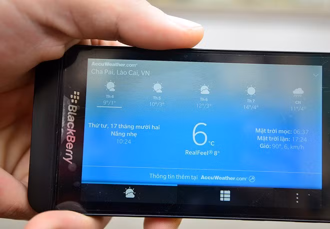 Cho đến hơn 10h nhiệt độ có tăng hơn nhưng không đáng kể (6 độ C).