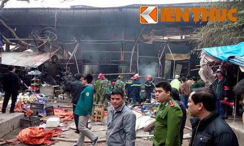 Rất may vụ cháy không có thiệt hại về người, còn thiệt hại về tài sản vẫn chưa thống kê được chính xác. Theo thống kê sơ bộ thì có khoảng 25 gian hàng bị thiêu rụi với diện tích khoảng 500 m2, ước tính thiệt hại khoảng gần 10 tỷ đồng. Nhiều tiểu thương trắng tay sau vụ hỏa hoạn.