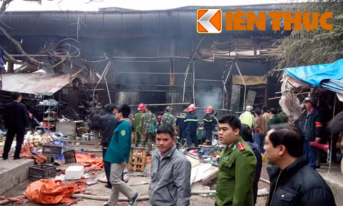 Rất may vụ cháy không có thiệt hại về người, còn thiệt hại về tài sản vẫn chưa thống kê được chính xác. Theo thống kê sơ bộ thì có khoảng 25 gian hàng bị thiêu rụi với diện tích khoảng 500 m2, ước tính thiệt hại khoảng gần 10 tỷ đồng. Nhiều tiểu thương trắng tay sau vụ hỏa hoạn.