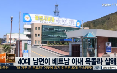 Yonhapnews TV đưa tin về cô dâu Việt bị sát hại.