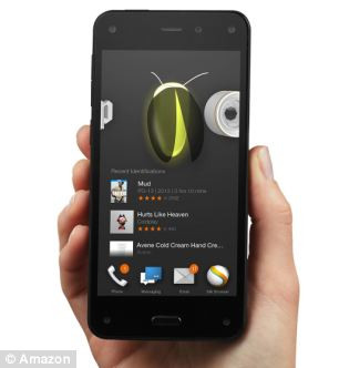 Màn hình Fire Phone cho độ sáng rất cao lên tới 519 nits giúp máy có thể sử dụng tốt ngoài trời.
