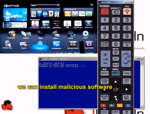 Chỉ trong vài phút, các tài khoản internet khác nhau của người dùng TV thông minh có thể được tìm ra và sử dụng sai mục đích. Theo đó, về mặt lý thuyết tin tặc có thể sử dụng các tài khoản này để trộm thông tin cá nhân.