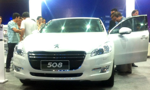 Peugeot 508 tại lễ ra mắt. Ảnh: Lê Na