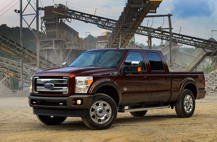 Ford F-250/F-350 (máy dầu) - 80% xếp thứ 7 trong số những mẫu xe được chuộng nhiều nhất.