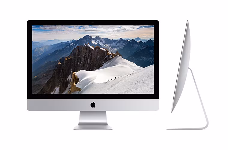iMac với màn hình Retina 27 inch có độ phân giải lớn nhất (2.880x5.120 pixel hay 5K), số lượng điểm ảnh lên tới 14,7 triệu cho chất lượng hiển thị tuyệt vời, rất sắc nét và chi tiết.