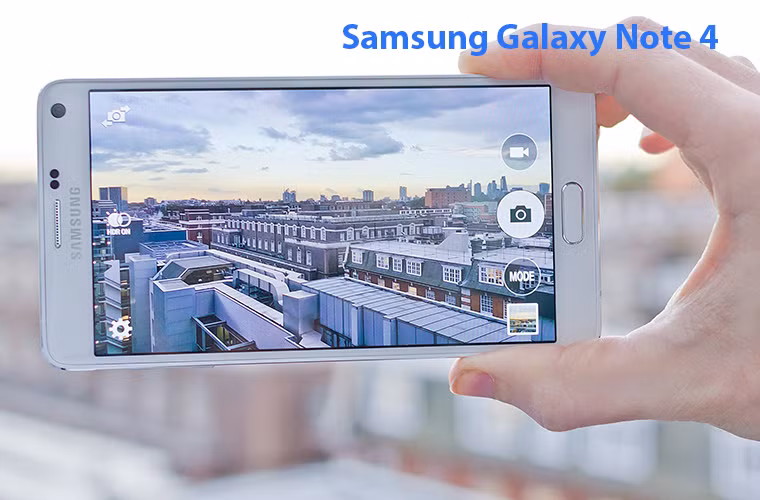 Samsung Galaxy Note 4 (2,8 giây): Tuy có cấu hình "khủng" nhưng với tốc độ 2,8 giây, Note 4 vẫn lâu hơn một chút so với mẫu tiền nhiệm Note 3 trong quy trình "ứng dụng camera-lấy nét-chụp-lưu".