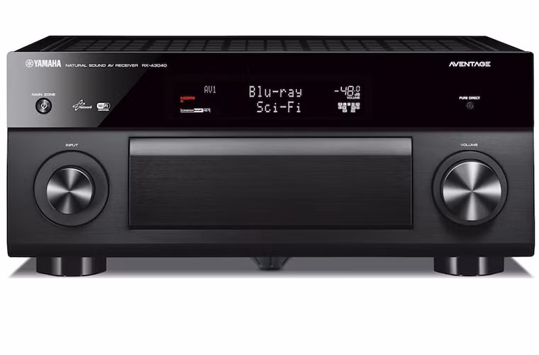 YAMAHA AVENTAGE RX-A3040: Được xem là một trong những thiết kế receiver xem phim tham chiếu, RX-A3040 có công suất đầu ra lớn lên đến 150W x 9 kênh, hỗ trợ phát hình 4K, cùng khả năng phát nhạc lossless. RX-A3040 có thiết kế như một ampli hi-end với bộ khung chassis dầy, kết cấu linh kiện được xếp đối xứng cùng 5 chân chống rung giúp giảm tối đa những rung chấn ảnh hưởng đến các bo mạch bên trong.