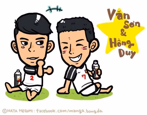 Bộ đôi hậu vệ cánh - Hồng Duy, Văn Sơn.