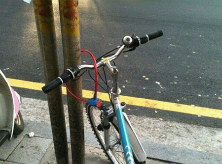 Khoá cũng như không!