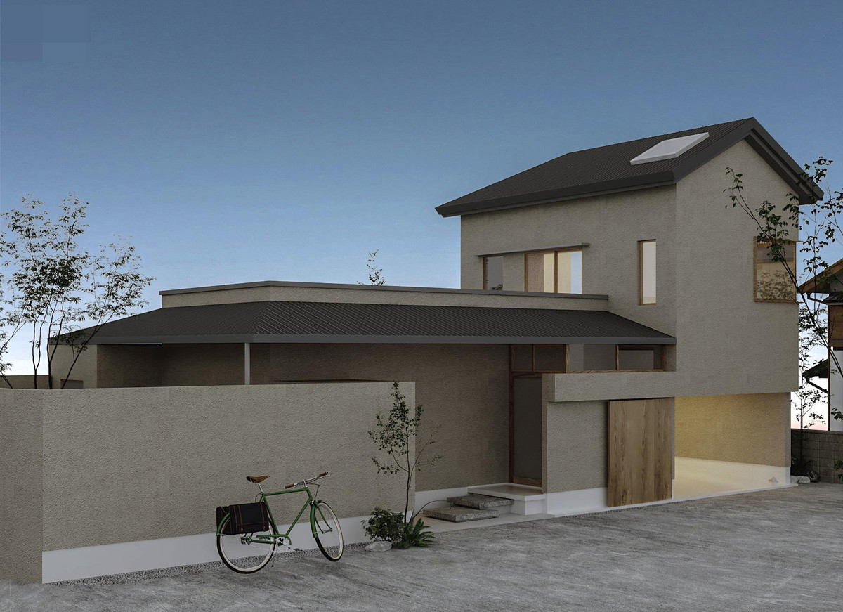 Ngoi nha kien truc Nhat Ban tao hieu ung do bong khi mat troi di chuyen