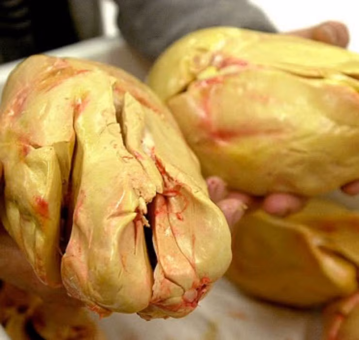 Để có thể đạt đến chất lượng gan hoàn hảo cho món ăn, những con ngỗng phải chịu cảnh bị ép ăn 3 lần một ngày.