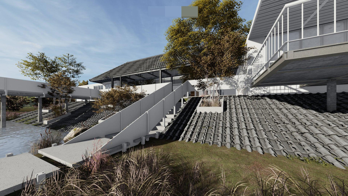 Ngôi nhà được tạo nên từ những không gian riêng biệt. Chúng là những mảnh ghép tựa như những người con xa xứ.