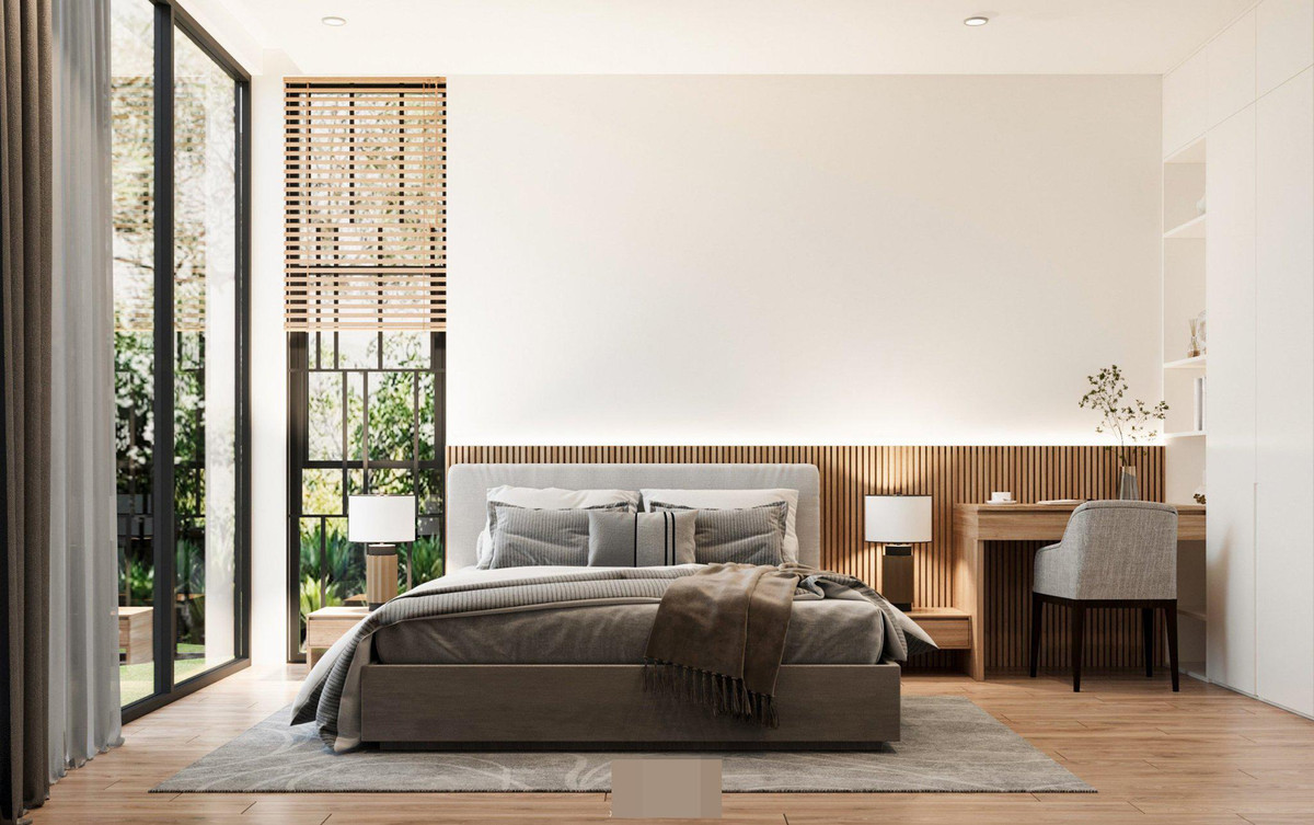 Ngoi nha duoc bao boc boi manh vuon, truoc mat la ho dieu hoa-Hinh-14