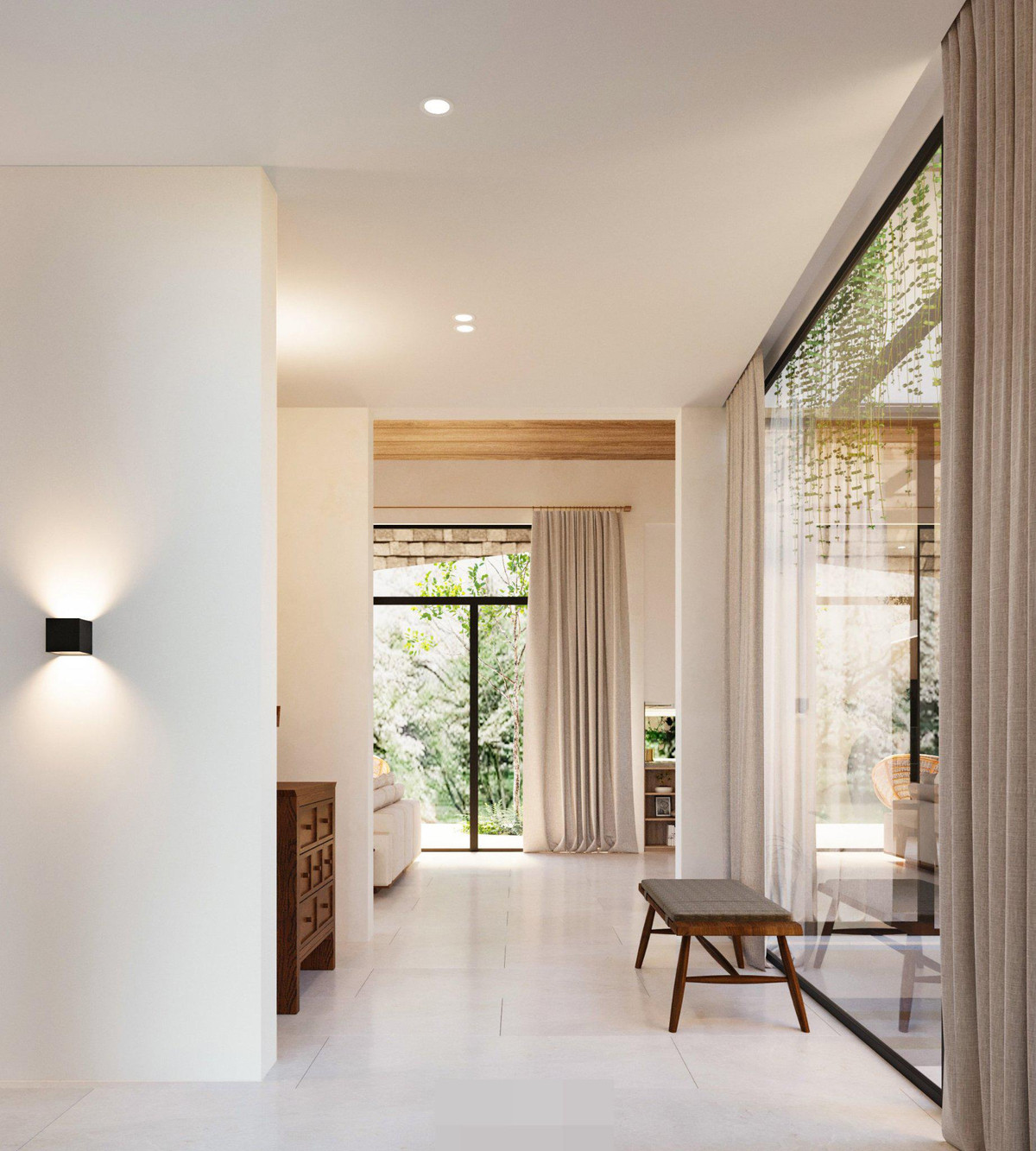 Ngoi nha duoc bao boc boi manh vuon, truoc mat la ho dieu hoa-Hinh-10