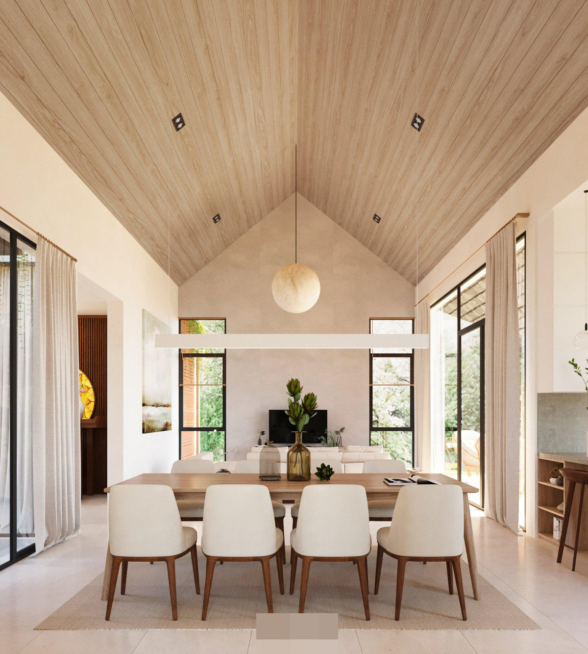 Ngoi nha duoc bao boc boi manh vuon, truoc mat la ho dieu hoa-Hinh-9