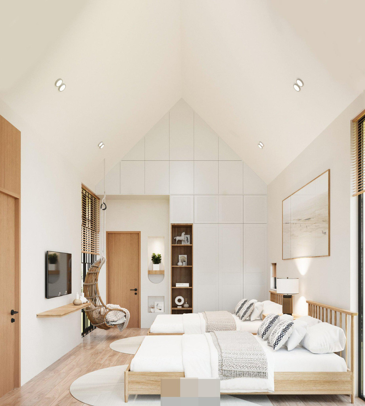 Ngoi nha duoc bao boc boi manh vuon, truoc mat la ho dieu hoa-Hinh-22