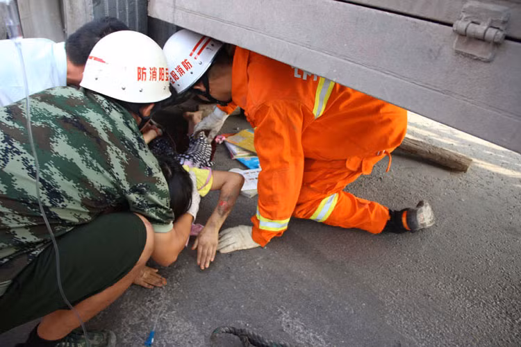 Vụ tai nạn xảy ra ở An Dương, tỉnh Hà Nam, miền Trung Trung Quốc.