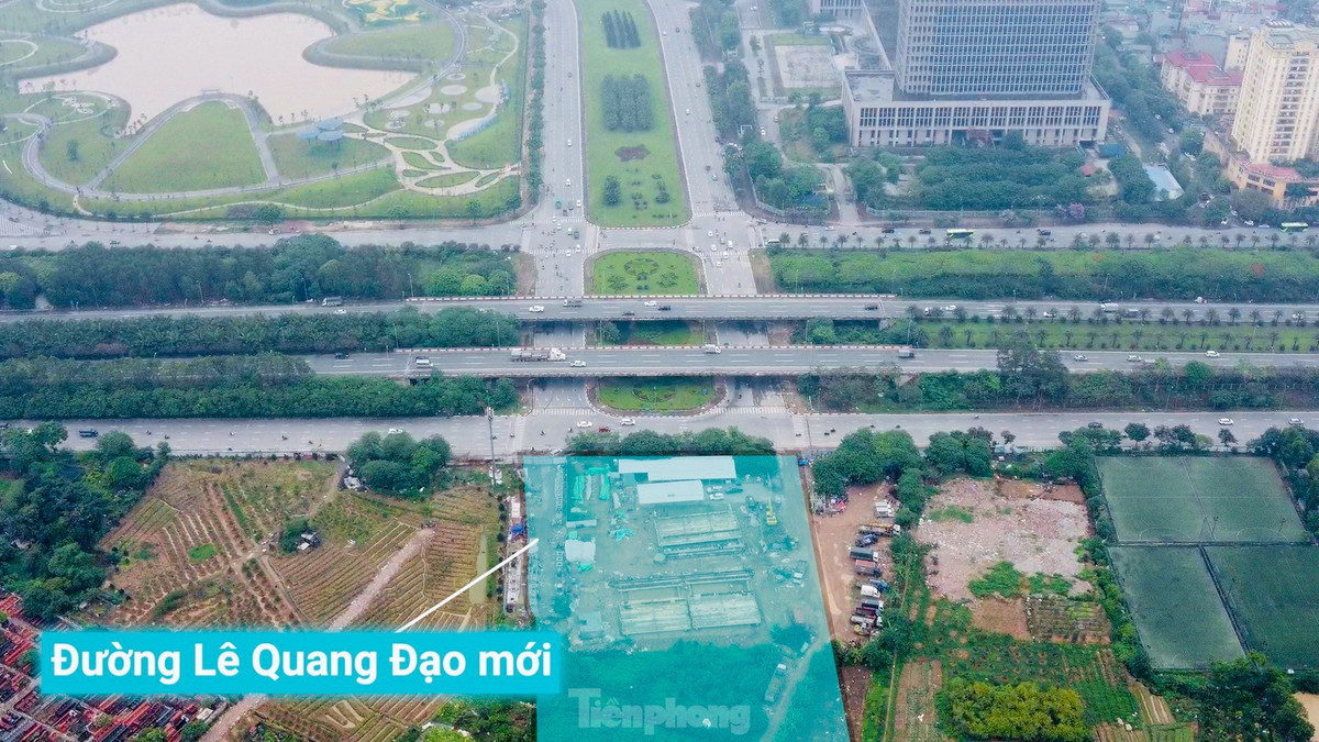 Theo quy hoạch, đường Lê Quang Đạo kéo dài sẽ đi qua khu đất quy hoạch xây dựng trụ sở bộ ngành và khu chức năng đô thị Nam Đại lộ Thăng Long có diện tích 74,23ha.