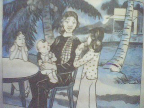 Em cầm tờ lịch cũ/Ngày hôm qua đâu rồi?/Ra ngoài sân hỏi bố/Xoa đầu em bố cười"