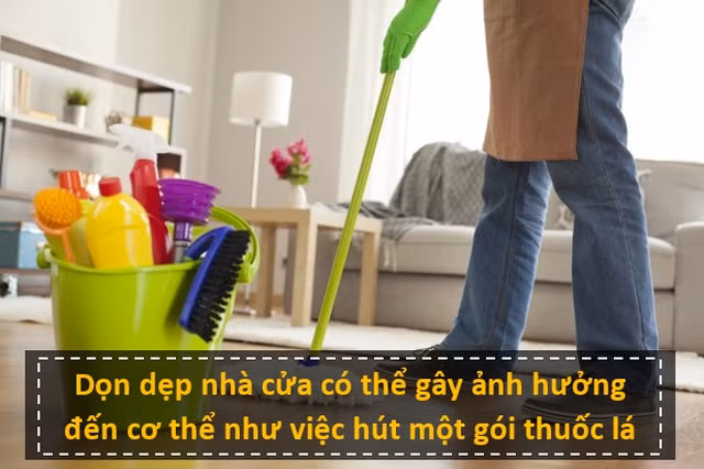 Nhấn để phóng to ảnh Việc ngửi các lọai hóa chất có trong nước tẩy rửa làm tăng nguy cơ mắc bệnh hen suyễn lên đến 43%. Cụ thể, các hóa chất này sẽ gây kích ứng chất nhầy của đường thở và dẫn đến những thay đổi lâu dài về chức năng của bộ phận này.