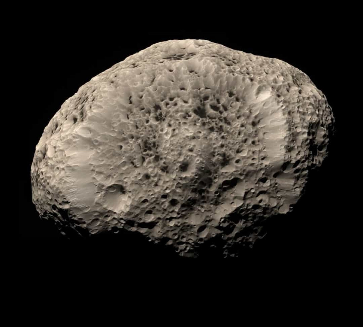 Hyperion là mặt trăng lớn nhất không có hình cầu trong hệ mặt trời. Mặt trăng Hyperion của Sao Thổ có hình hạng như miếng bọt biển.