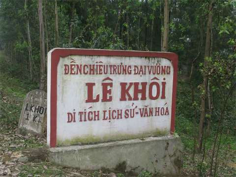 Lê Khôi là cháu gọi Lê Lợi bằng chú. Ông là con trai của Lê Trừ - anh trai thứ hai của Lê Lợi.