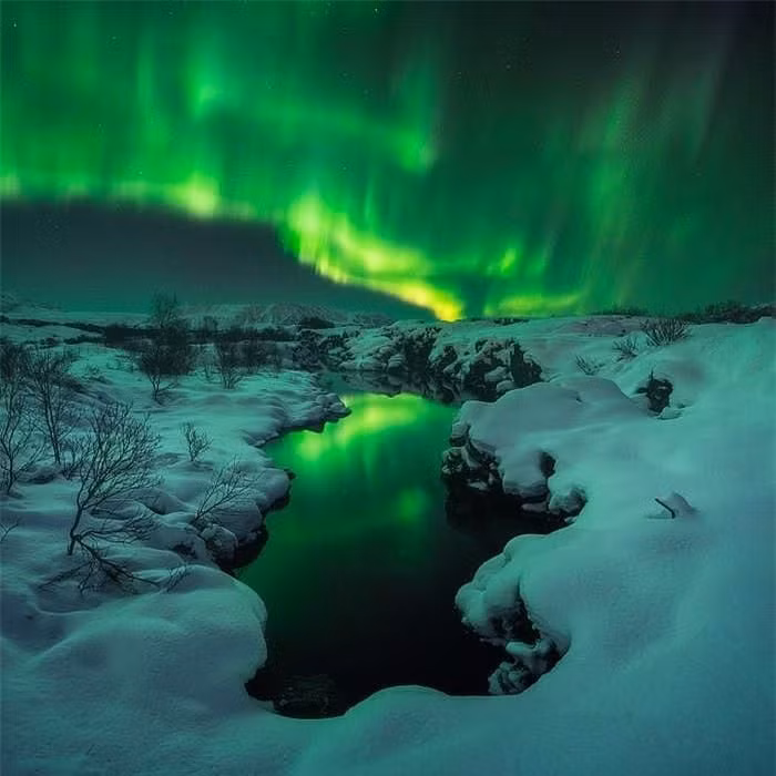 Iurie Belegurschi gọi bức ảnh này là "Bản giao hưởng ánh sáng".