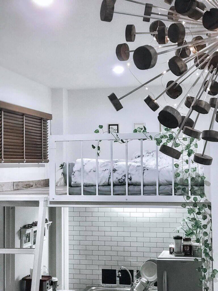 Nhà thiết kế kiểu nhà cấp 4 có gác xép.