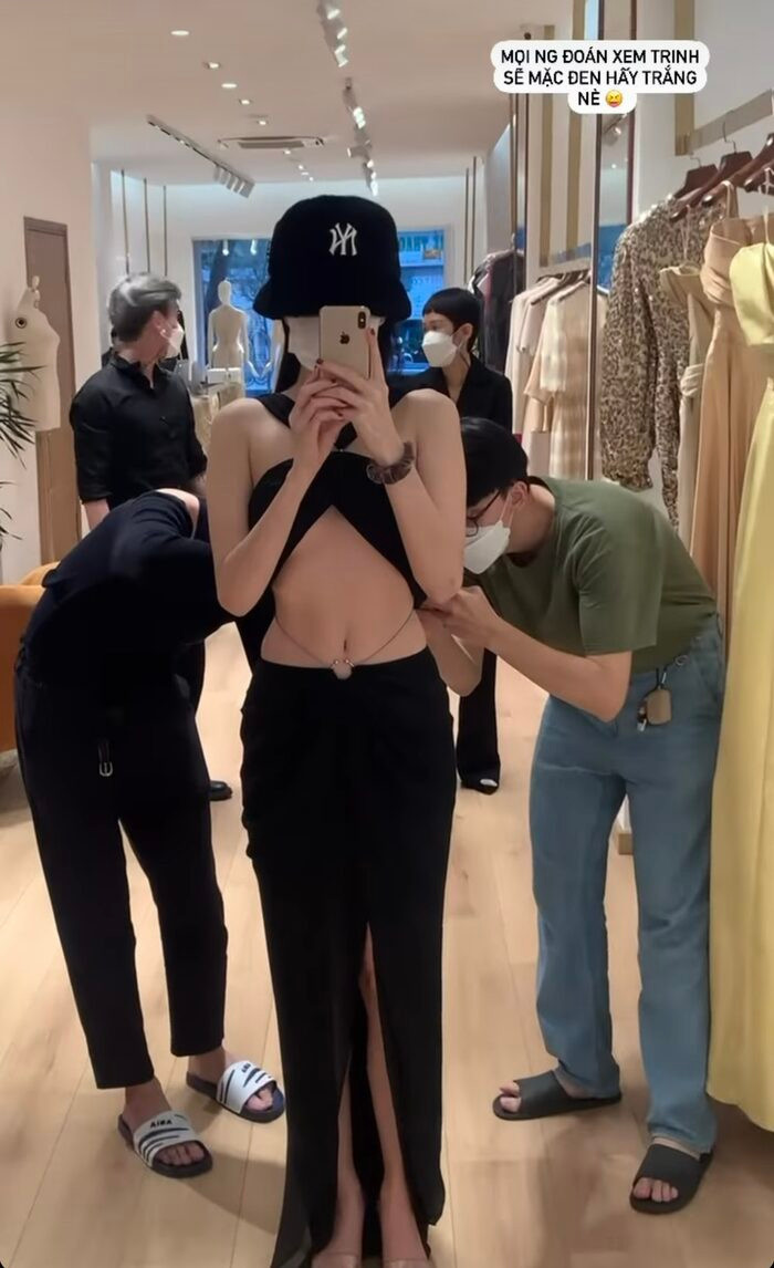 Cu len do kieu nay, Ngoc Trinh day canh gioi ho bao len 